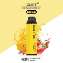 3000 Puff IGET Mega - Strawberry Mango