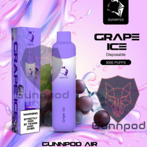3000 Puff Gunnpod AIR - Grape Ice