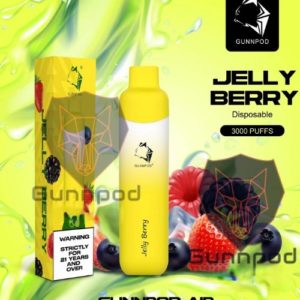 3000 Puff Gunnpod AIR - Jelly Berry