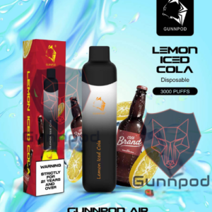 3000 Puff Gunnpod AIR - Lemon Iced Cola