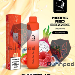 3000 Puff Gunnpod AIR - Mixing Red Berries