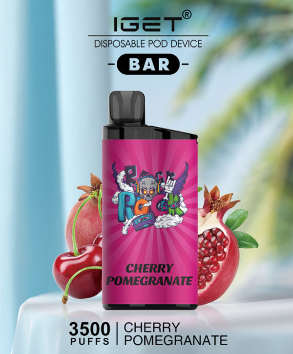 3500 Puff IGET Bar - Cherry Pomegranate