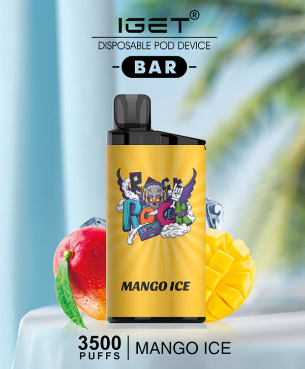3500 Puff IGET Bar - Mango Ice