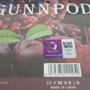 Gunnpod 2000 puffs - Sweet sour Berry