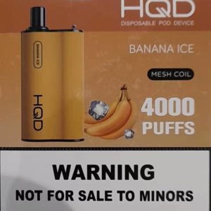HQD BOX 4000 Puff - Banana Ice
