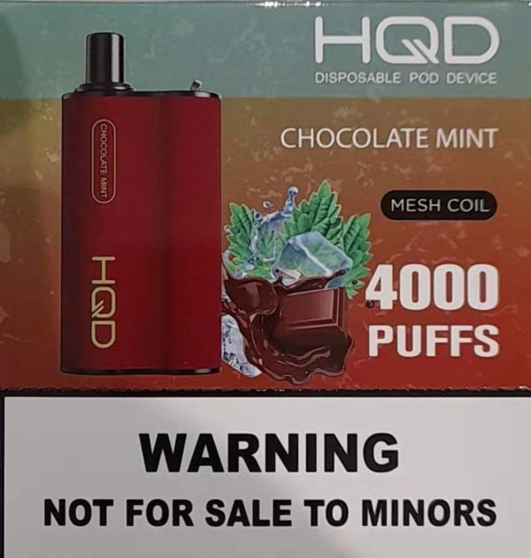 HQD BOX 4000 Puff - Chocolate Mint