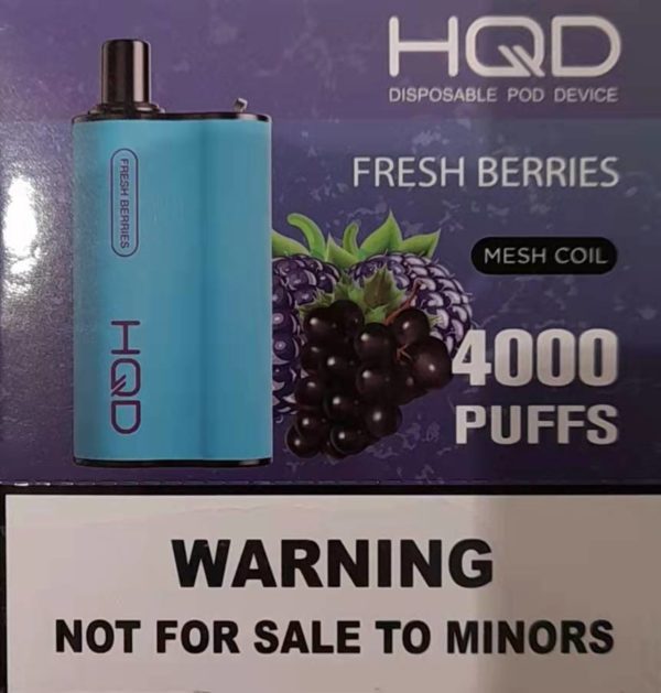HQD BOX 4000 Puff - Fresh Berries