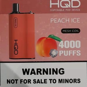 HQD BOX 4000 Puff - Peach Ice