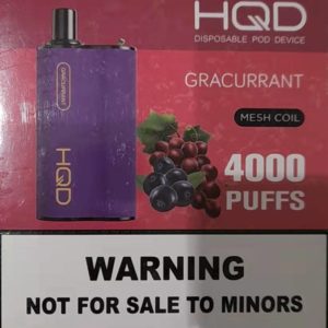 HQD BOX 4000 Puff – Gracurrant (Blackberry Grape)