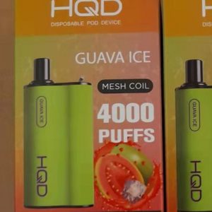 HQD BOX 4000 Puff – Guava Ice