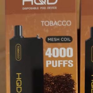 HQD BOX 4000 Puff – Tobacco