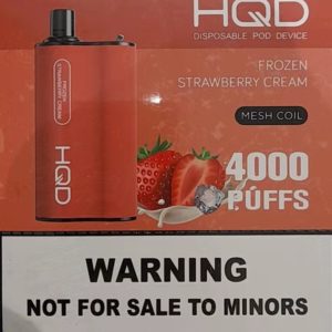 HQD BOX 4000 Puff - Frozen Strawberry Cream