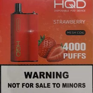 HQD BOX 4000 Puff - Strawberry