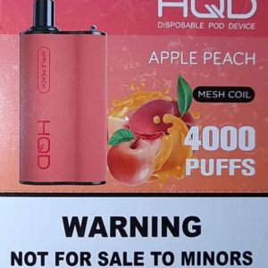 HQD BOX 4000 Puff - Apple Peach