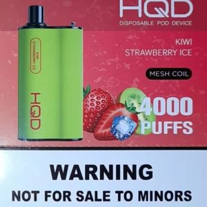 HQD BOX 4000 Puff - Kiwi Strawberry Ice