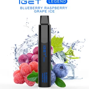 IGET Legend 4000 Puffs - Blueberry Raspberry Grape Ice