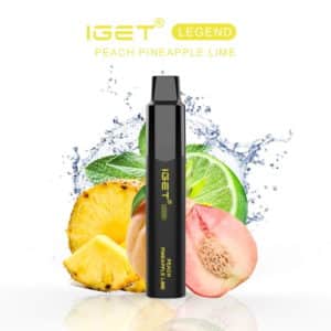 IGET Legend 4000 Puff - Peach Pineapple Lime