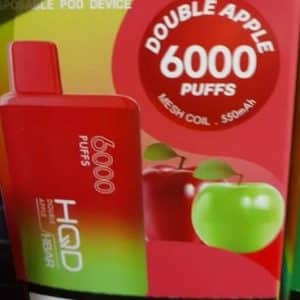 HQD 6000 Puff HBAR - Double Apple