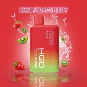HQD 6000 Puff HBAR - Kiwi Strawberry
