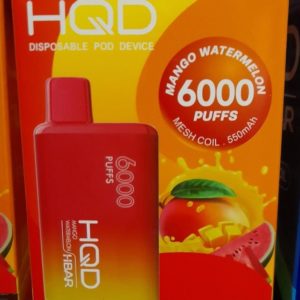 HQD 6000 Puff HBAR - Mango Watermelon