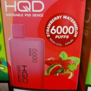 HQD 6000 Puff HBAR - Strawberry Watermelon