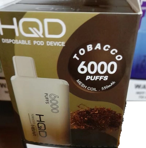 HQD 6000 Puff HBAR - Tobacco
