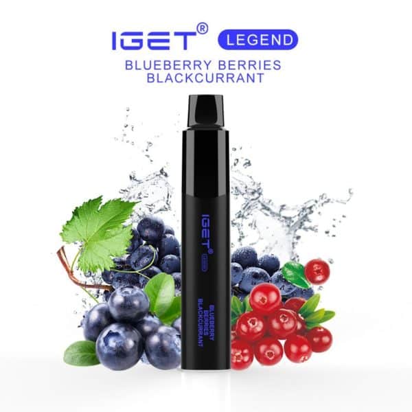 IGET Legend 4000 Puff - Blueberry Berries Blackcurrant