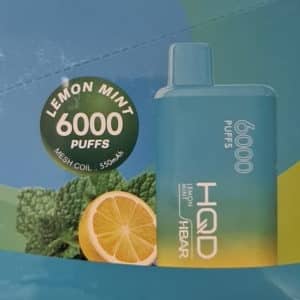 HQD 6000 Puff HBAR - Lemon Mint