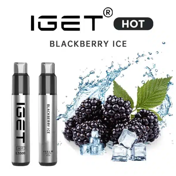 5500 Puff IGET HOT - Blackberry Ice
